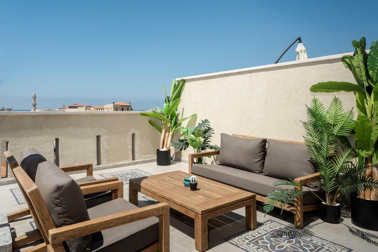 Duplex With Sea View Terrace Above The Flea Market Тель-Авив Экстерьер фото