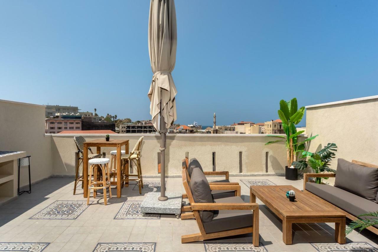 Duplex With Sea View Terrace Above The Flea Market Тель-Авив Экстерьер фото